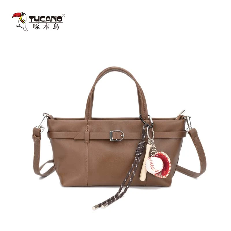 TUCANO/啄木鳥2025春夏新款牛皮斜挎手提包真皮轻便休闲机车女包