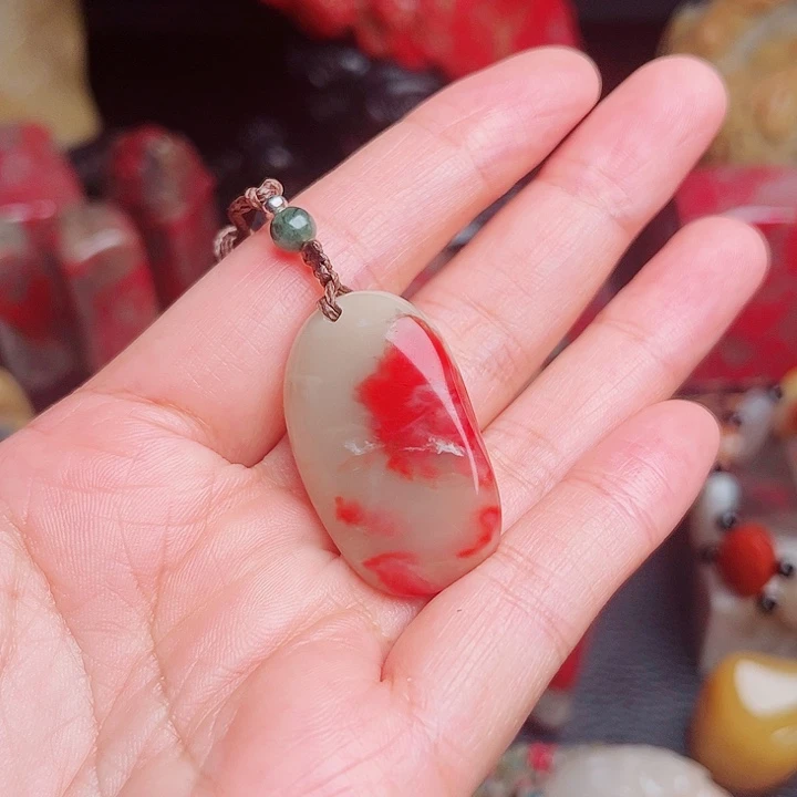 林***叫昌化鸡血石昌化鸡血石精品挂件