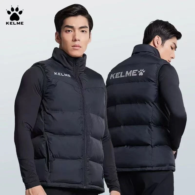 【棉马夹】KELME卡尔美 时尚保暖运动棉马甲男秋冬足球训练马甲