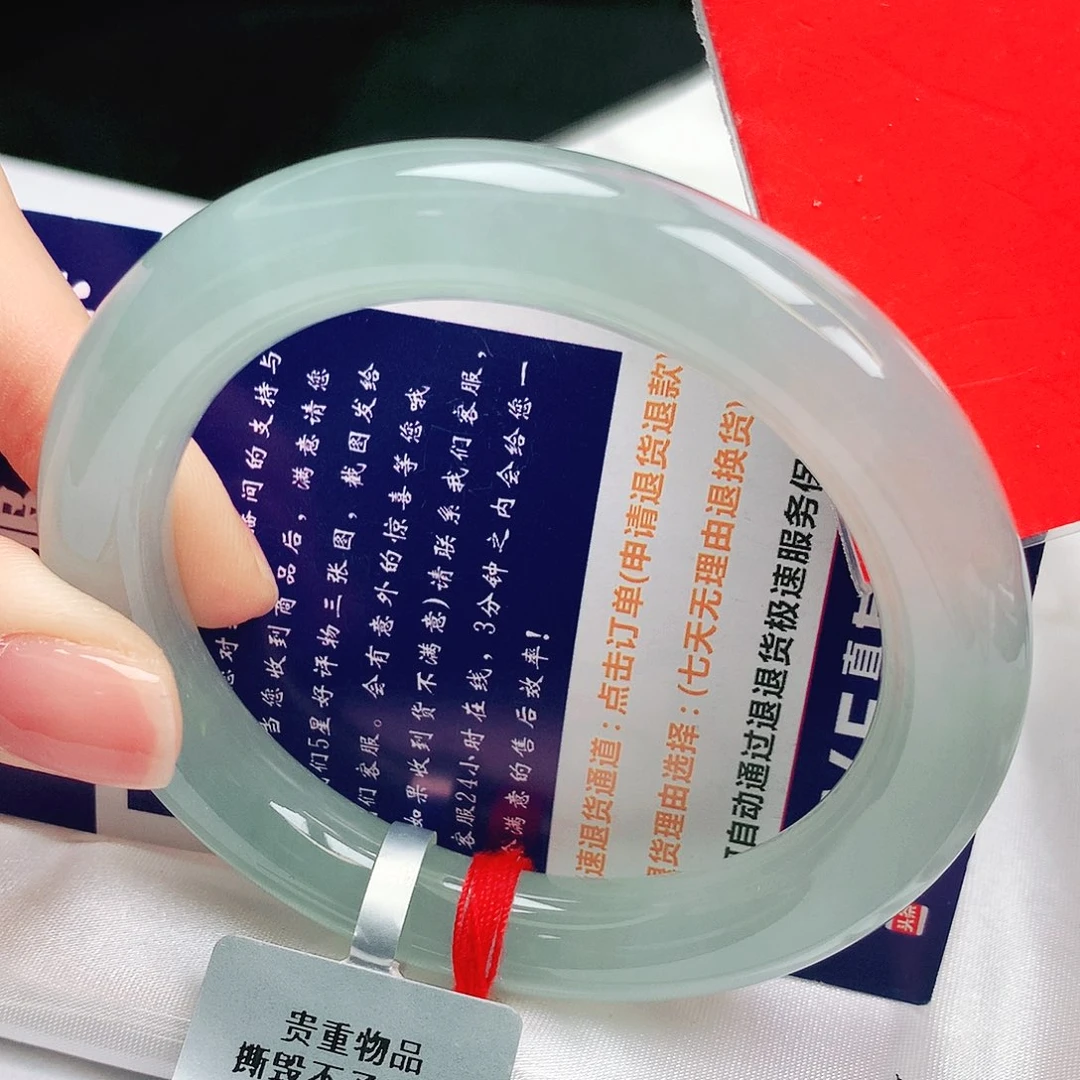 翡翠未镶嵌手镯缅甸天然a货翡翠手镯