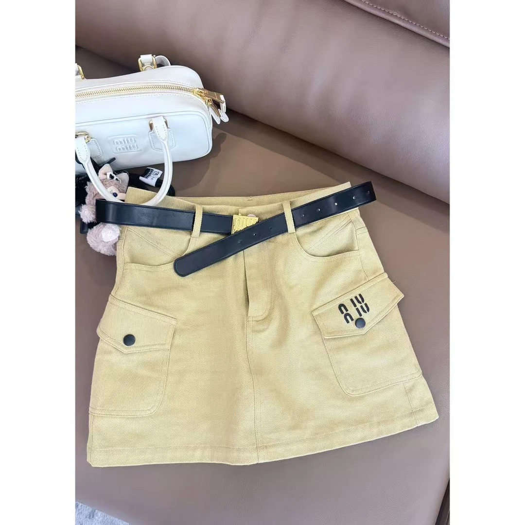 《现货》【MM】Ani-B581 时尚女士百搭显瘦舒适高腰短裙