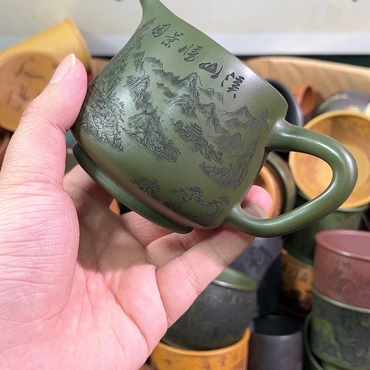 茶杯紫砂全手工紫砂主人杯