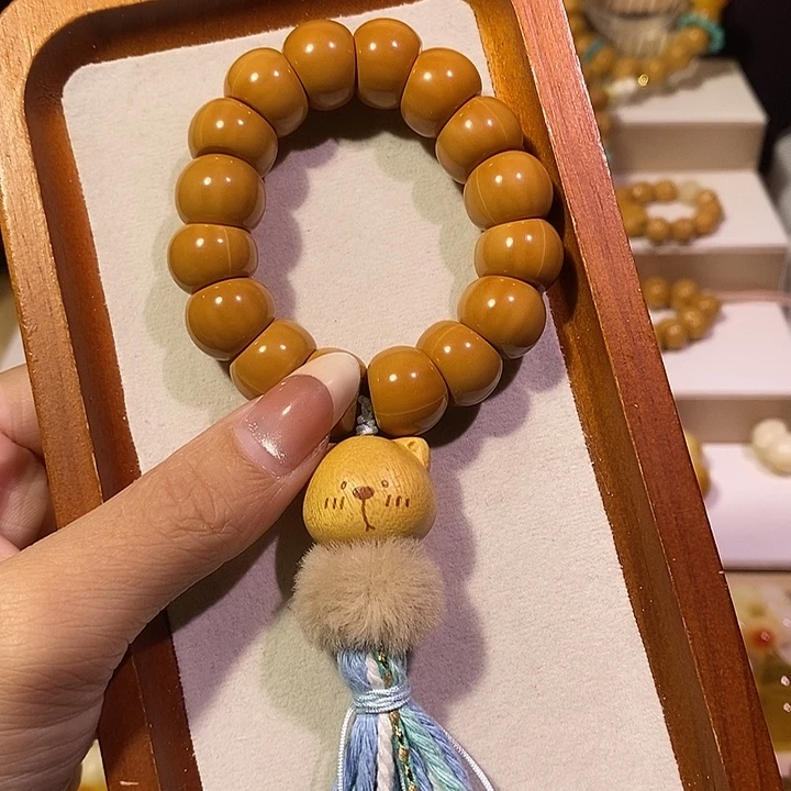 猴头核桃吊坠猴头大肠设计款手持