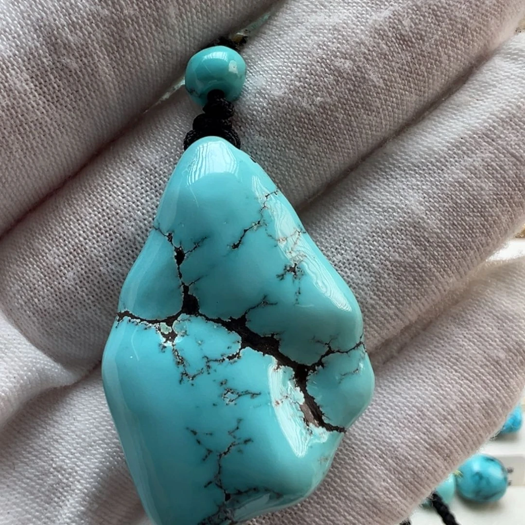 绿松石未镶嵌配饰24.8*35.2