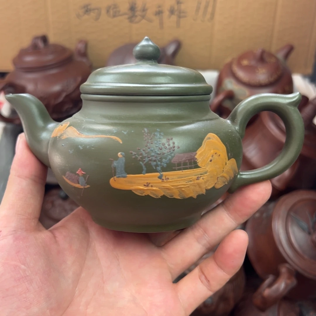 茶壶紫砂宜兴原矿紫砂壶300毫升容量