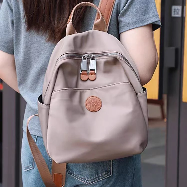 女士时尚百搭小背包布艺小双肩包2501