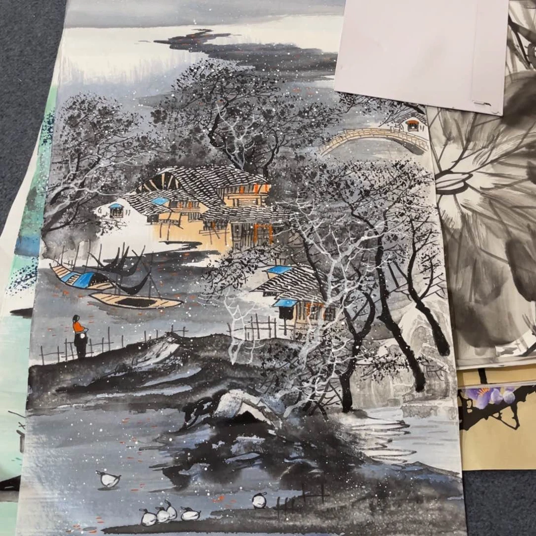 国画雪奈艺术书画直播间