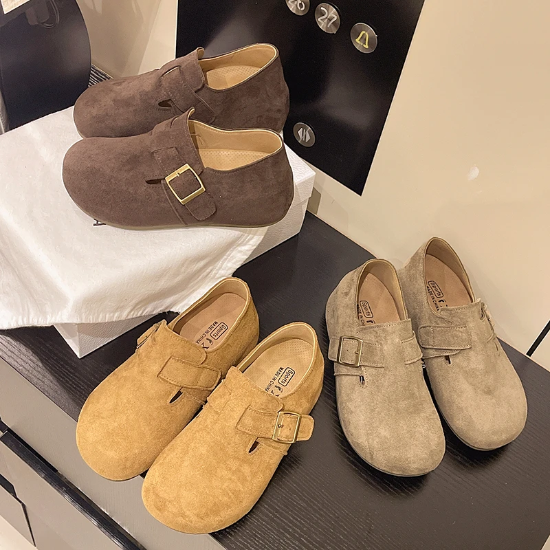 2025年秋冬季新款经典勃肯鞋女内增高单鞋防滑轻便懒人鞋百搭休闲