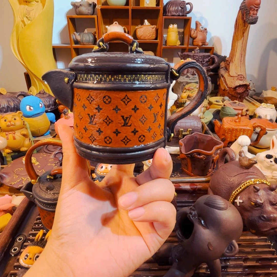 小***武紫砂茶叶盒纯手工制作过程就是