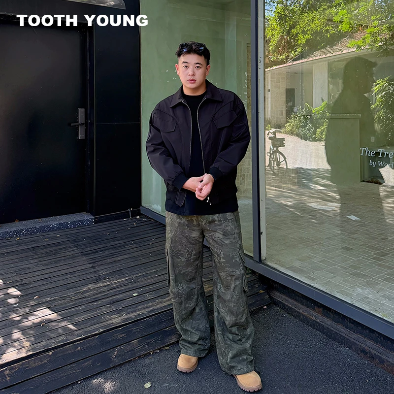 TOOTH YOUNG【户外体验装】秋季休闲夹克男生宽松夹克