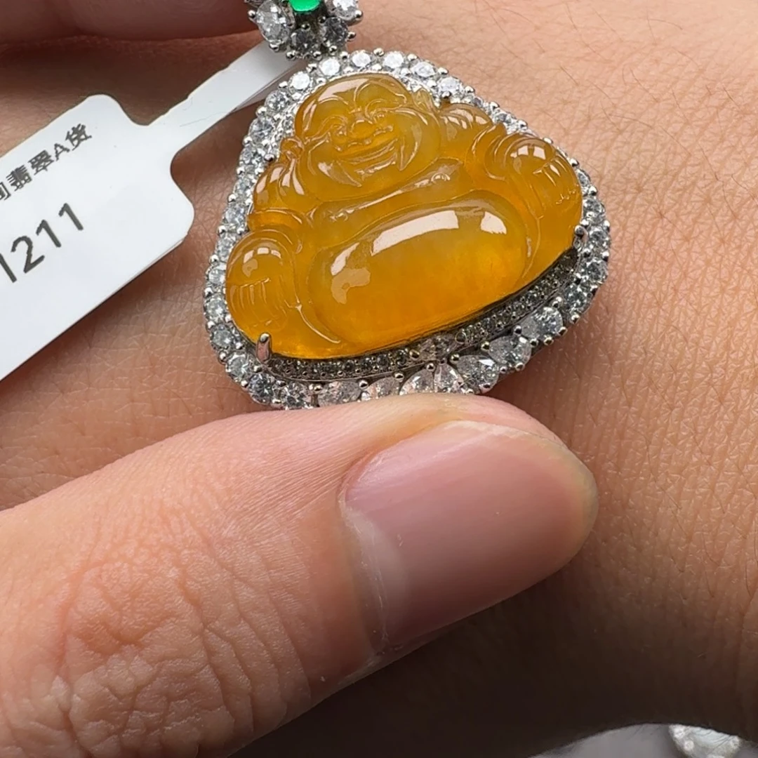 翡翠银S925镶嵌戒指天然缅甸翡翠A货