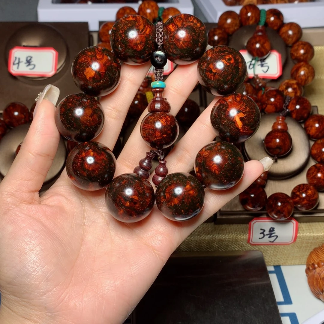 黄花梨/降香黄檀手串/手链文*