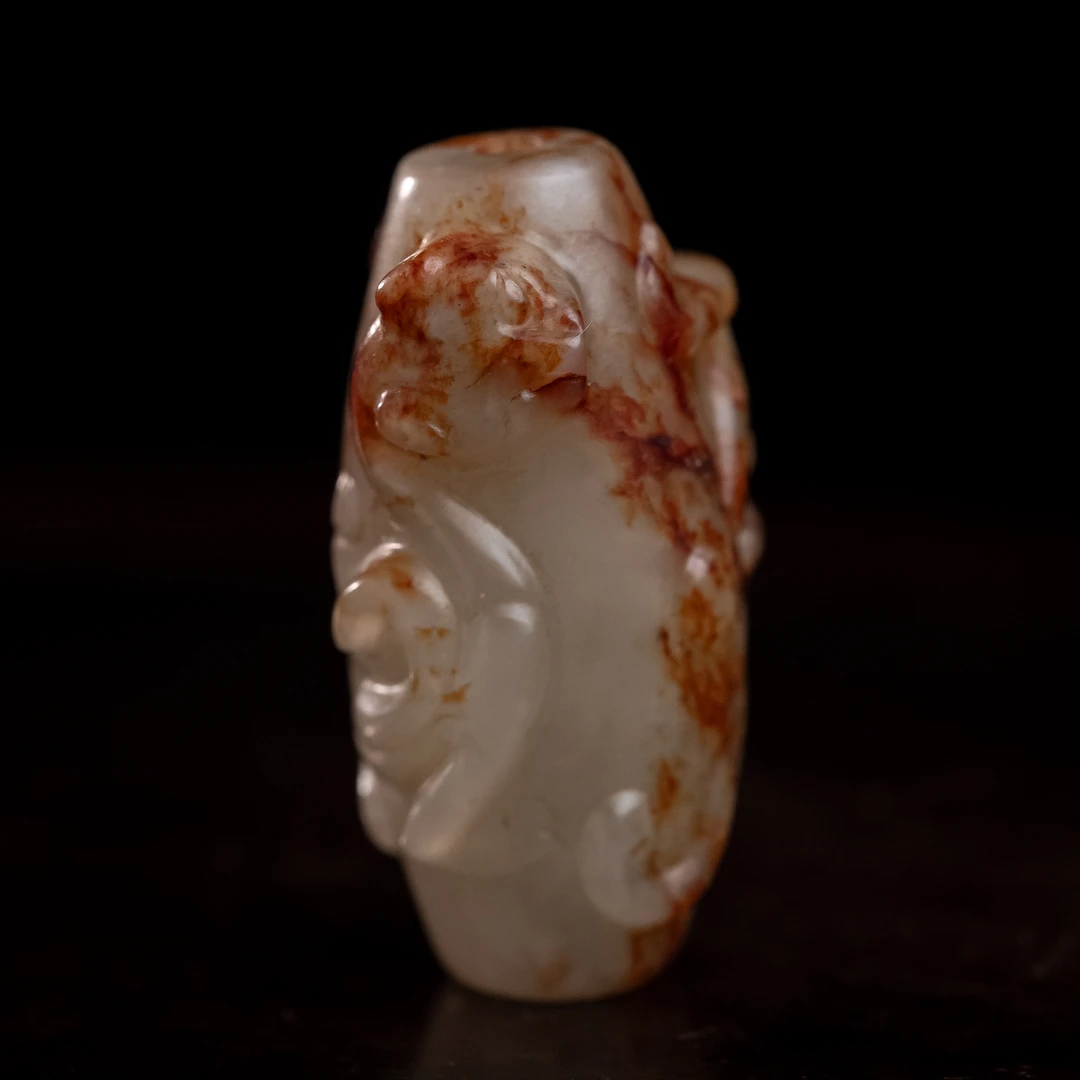 明代和田玉龙纹玉珒-CS