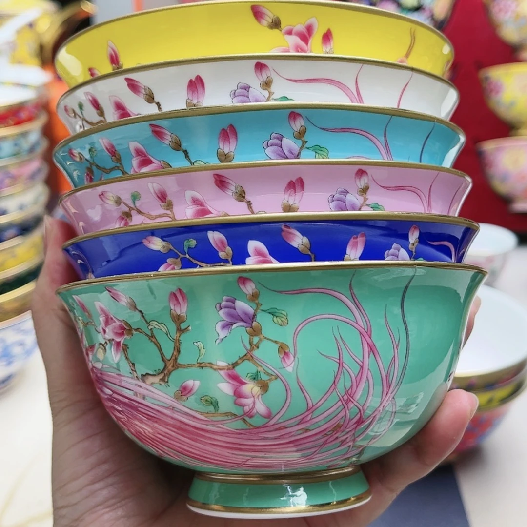 【闪购商品】珐琅4.5寸6个…………