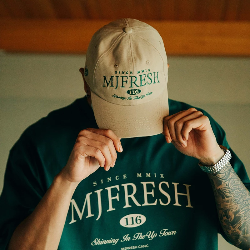 顽童MJFRESH SOUTH116夏季户外百搭潮流棒球帽港风情侣软顶老帽