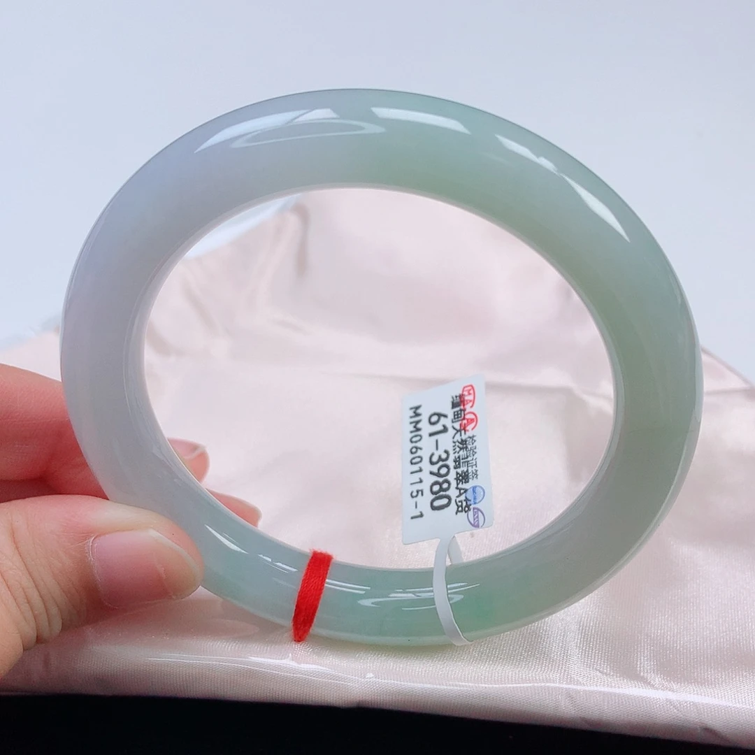 未镶嵌手镯翡翠61圆条