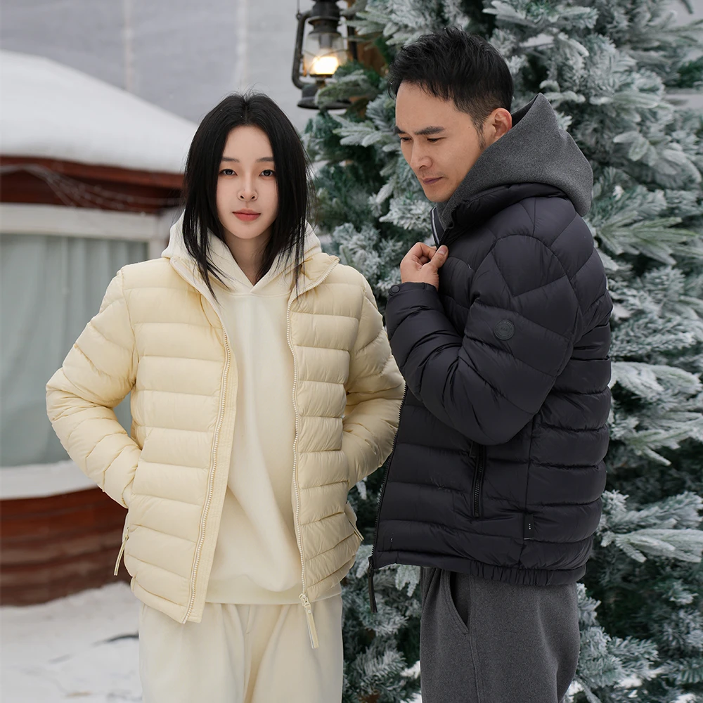 朱先生FIC【中厚立领款羽绒服】暖芯+95鸭绒+保暖御寒+男女同款
