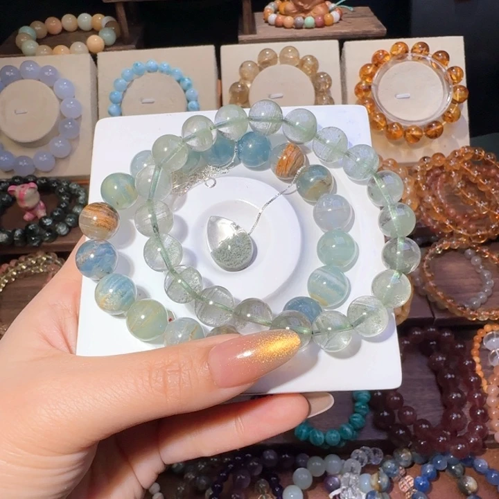 水晶手链未镶嵌。***。树莓