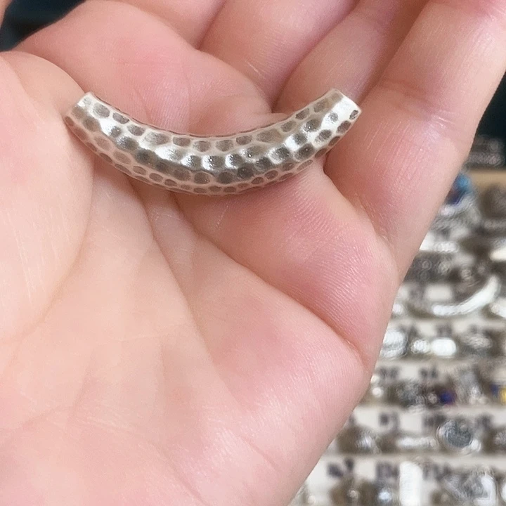 吊坠足银足银999弯管