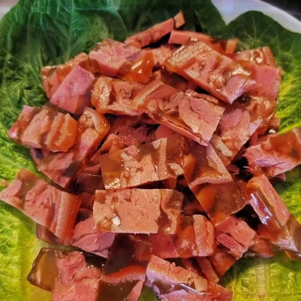 五香猪肉水晶肉冻零食350g/袋