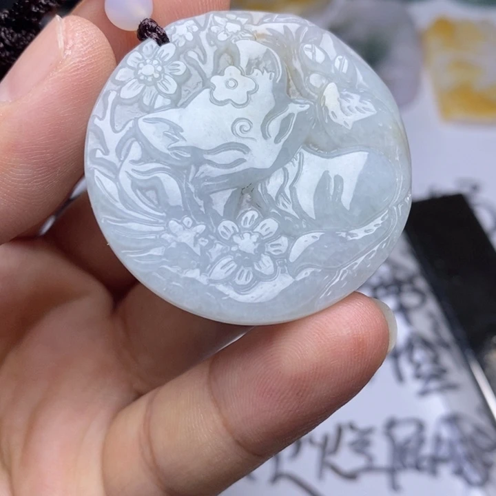 颈饰未镶嵌翡翠翡翠