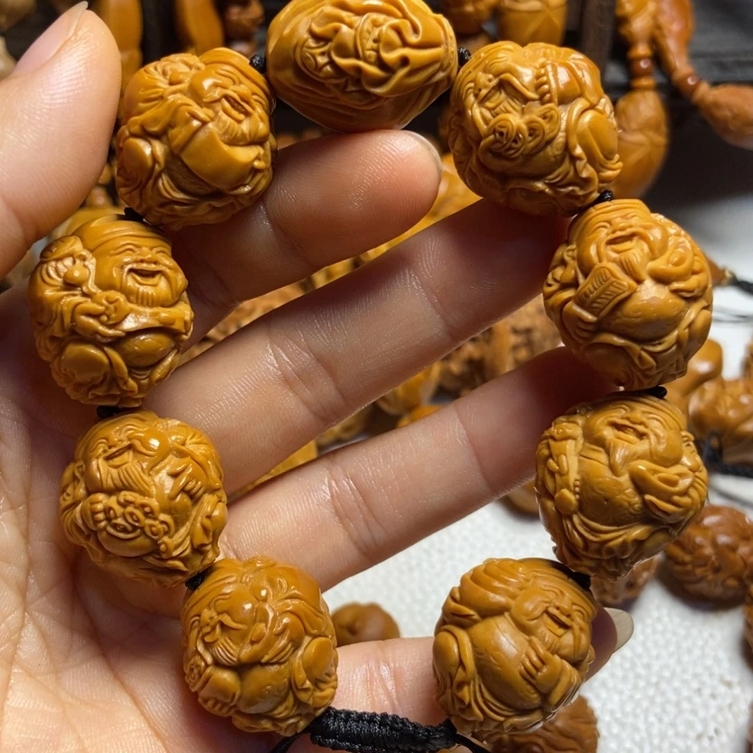 【闪购商品】手串/手链橄榄核八方财神