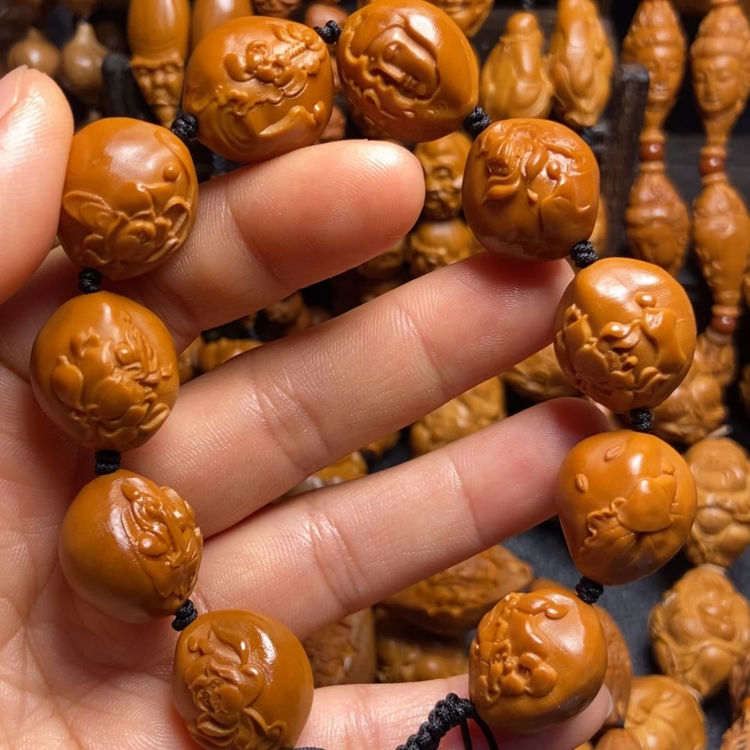 【闪购商品】手串/手链橄榄核莲花无相佛