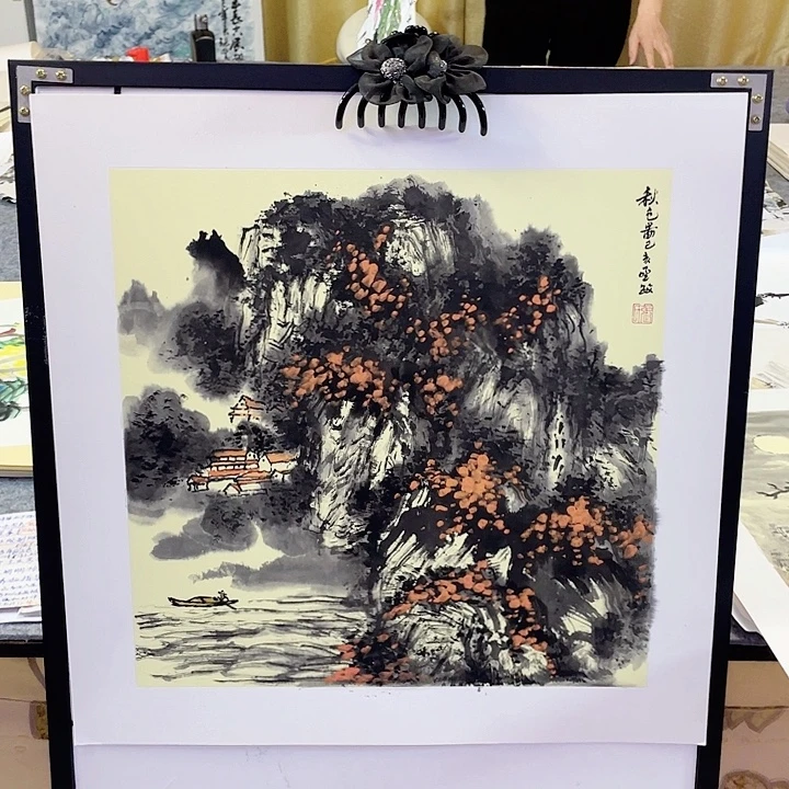 国画张圣敏先生纯手绘作品