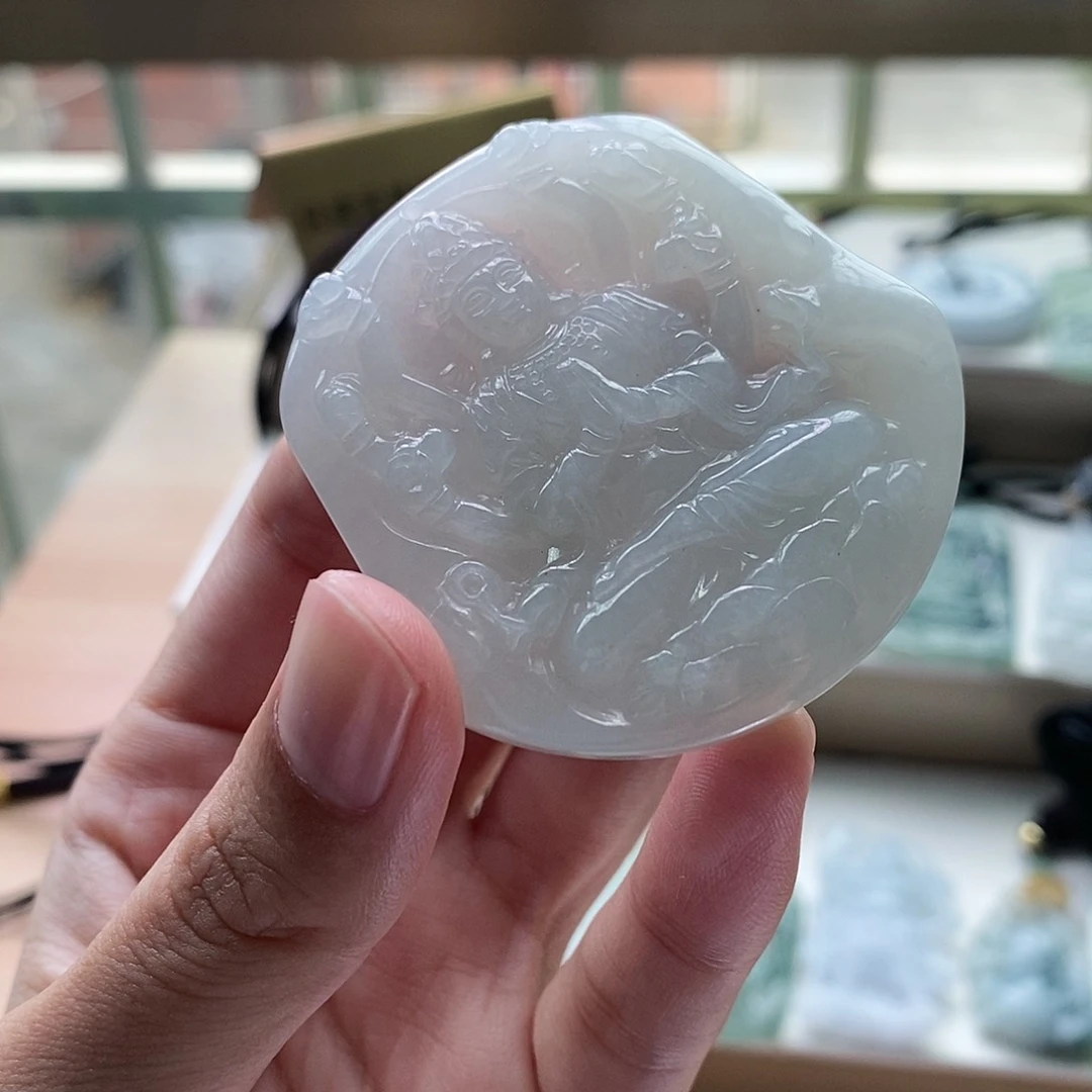 【闪购商品】颈饰未镶嵌翡翠天然缅甸A货翡翠