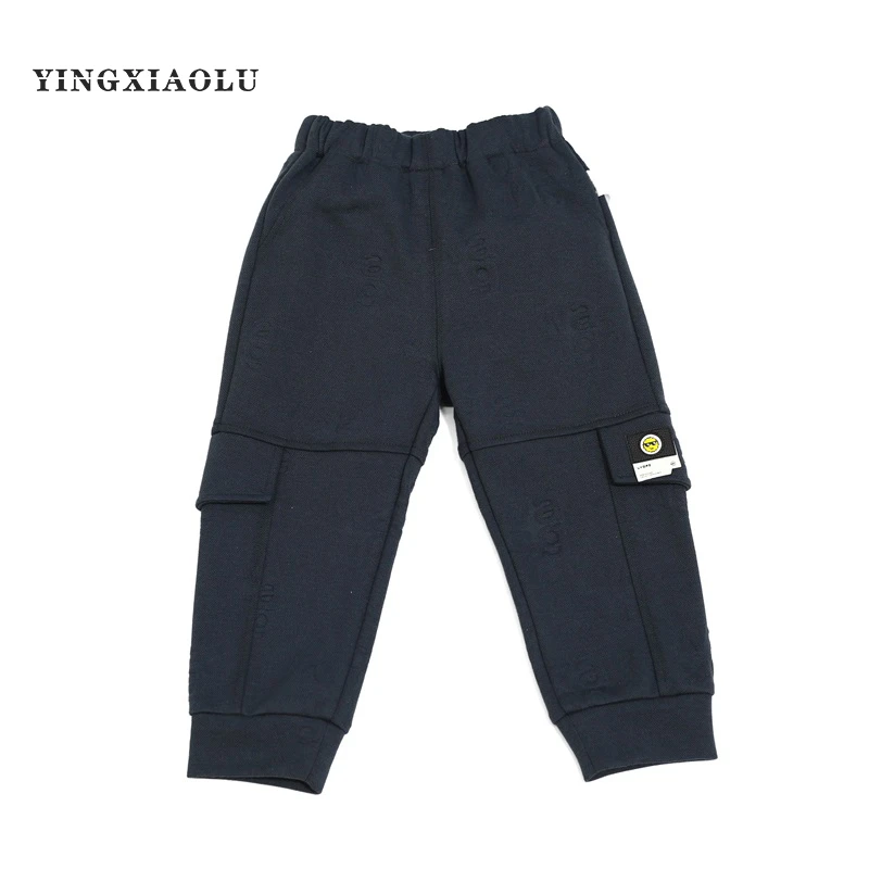 【130码】莹小鹿婴童字母暗花针织裤YXL23AW125儿童休闲裤