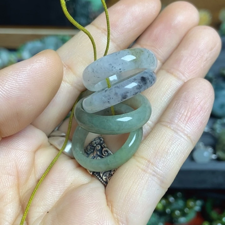 翡翠散珠一个的价格直播间问圈口