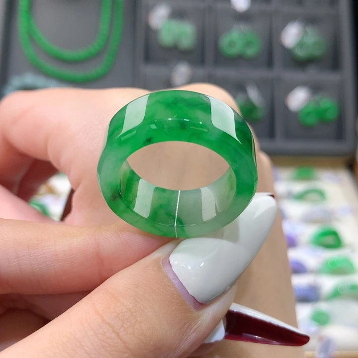 未镶嵌戒指翡翠21-23