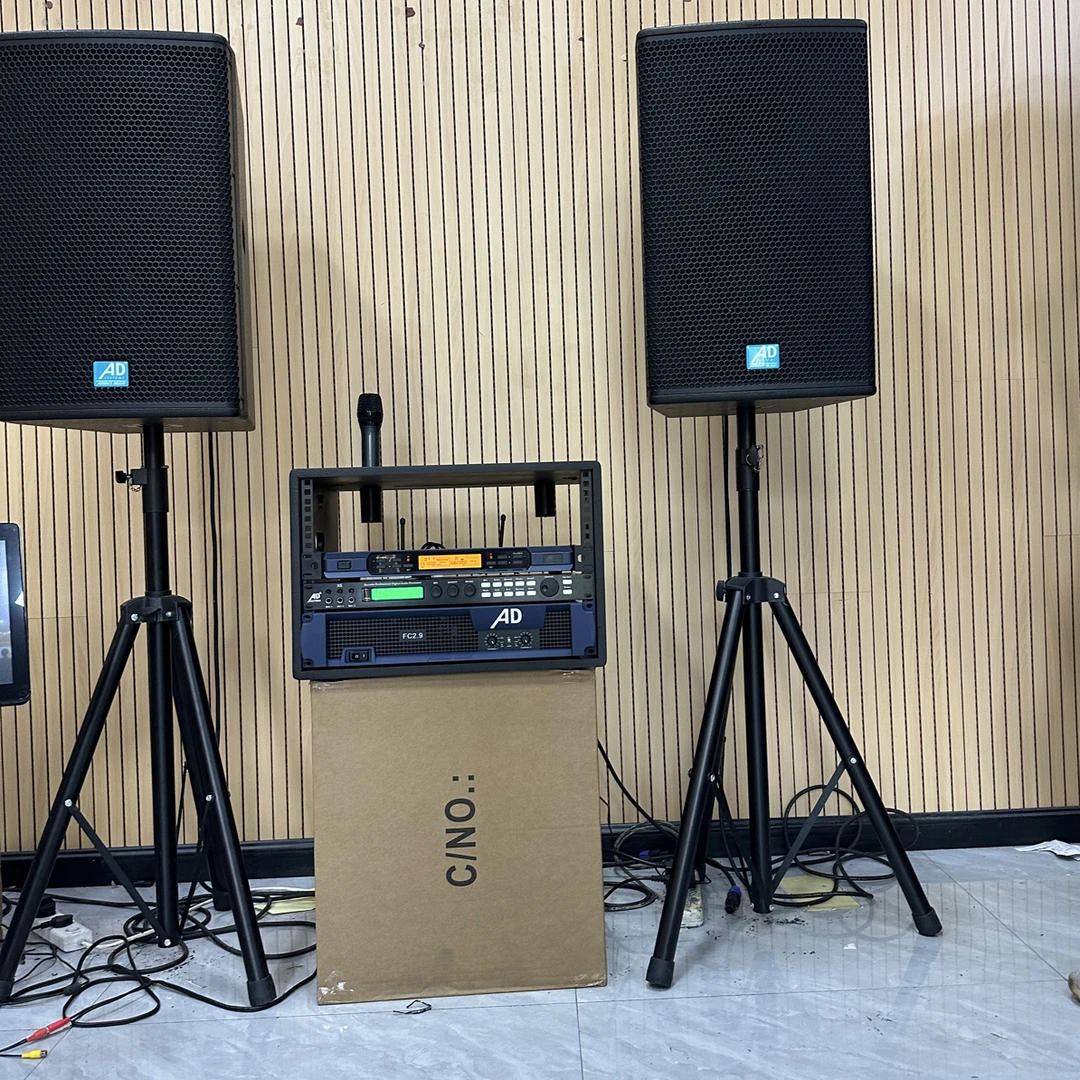 9新 AD/AD 德国 大ADX12寸专业音响六件套（音响，功放，效果器话筒）