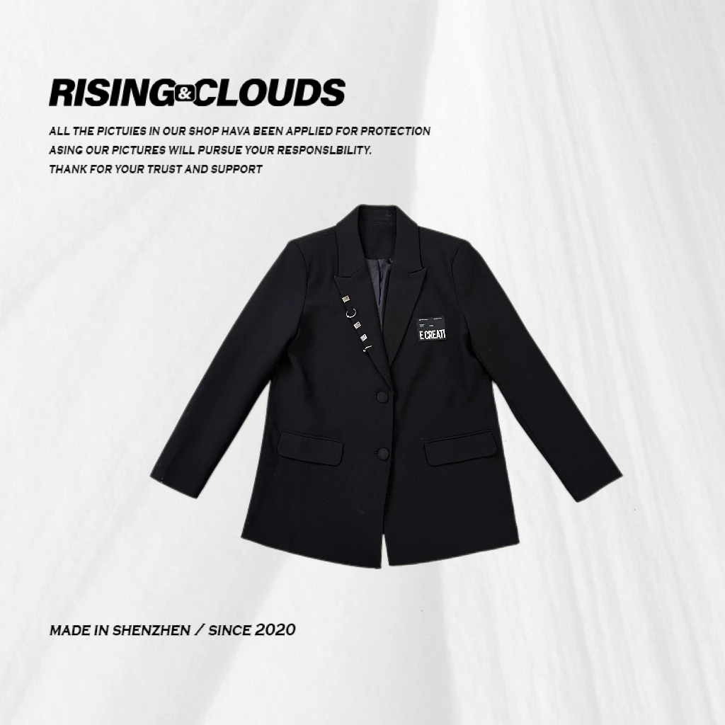 RISING&CLOUDS【小云姐】休闲显瘦百搭时尚西服外套070136