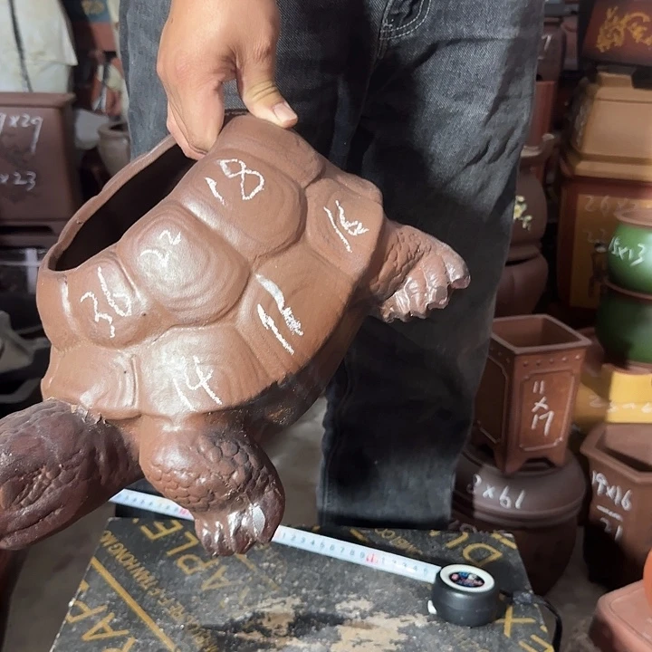 紫砂花盆紫砂花盆