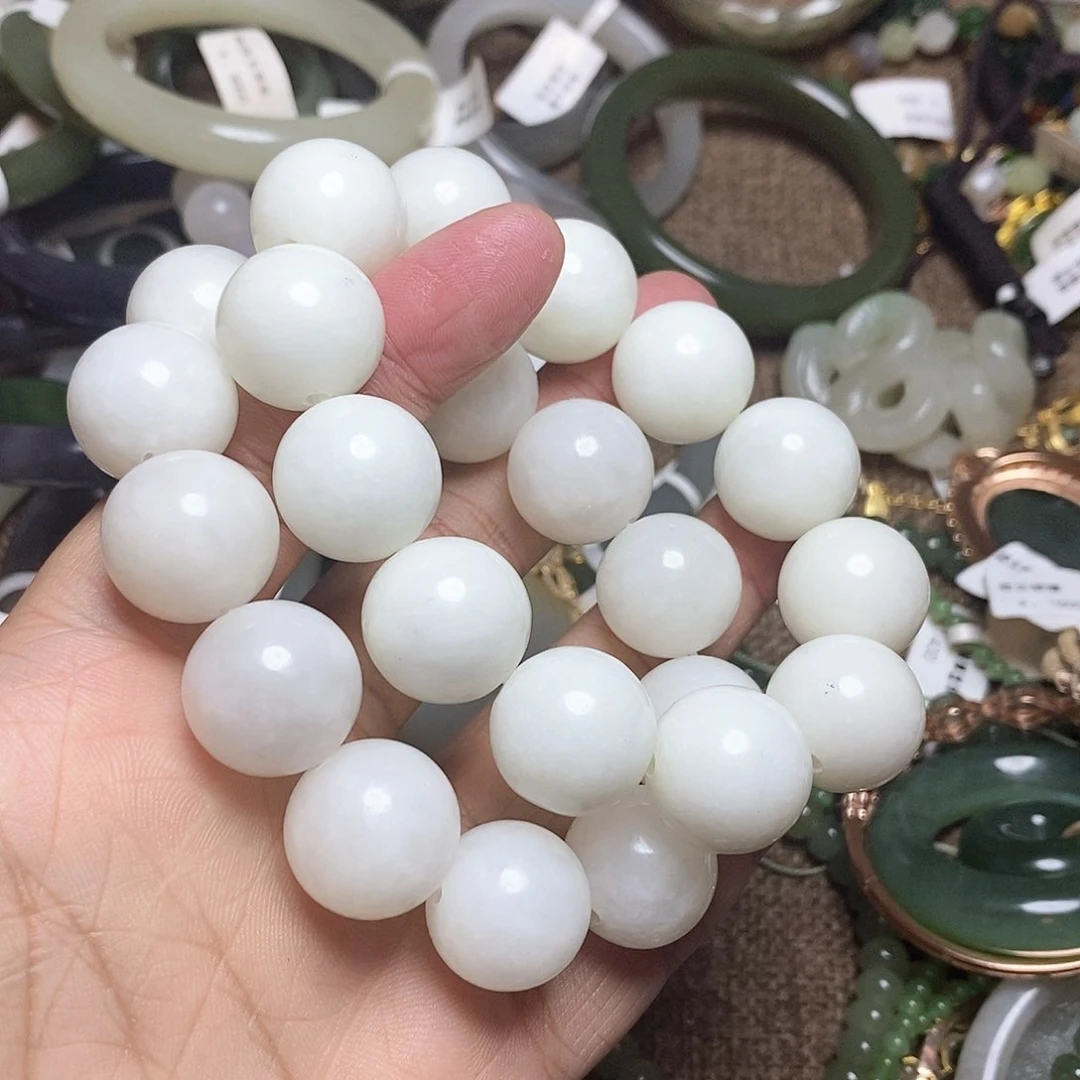 和田玉手链未镶嵌