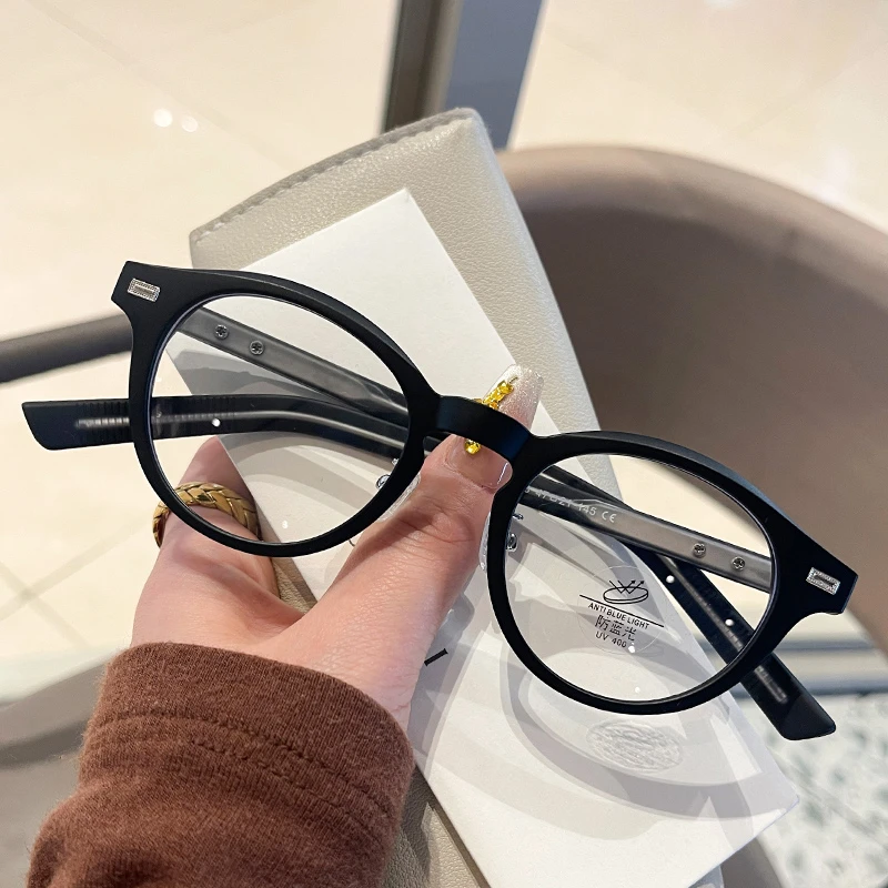 2025新款眼镜时尚简约素颜男女眼镜框遮脸显瘦显白眼镜可配近视片