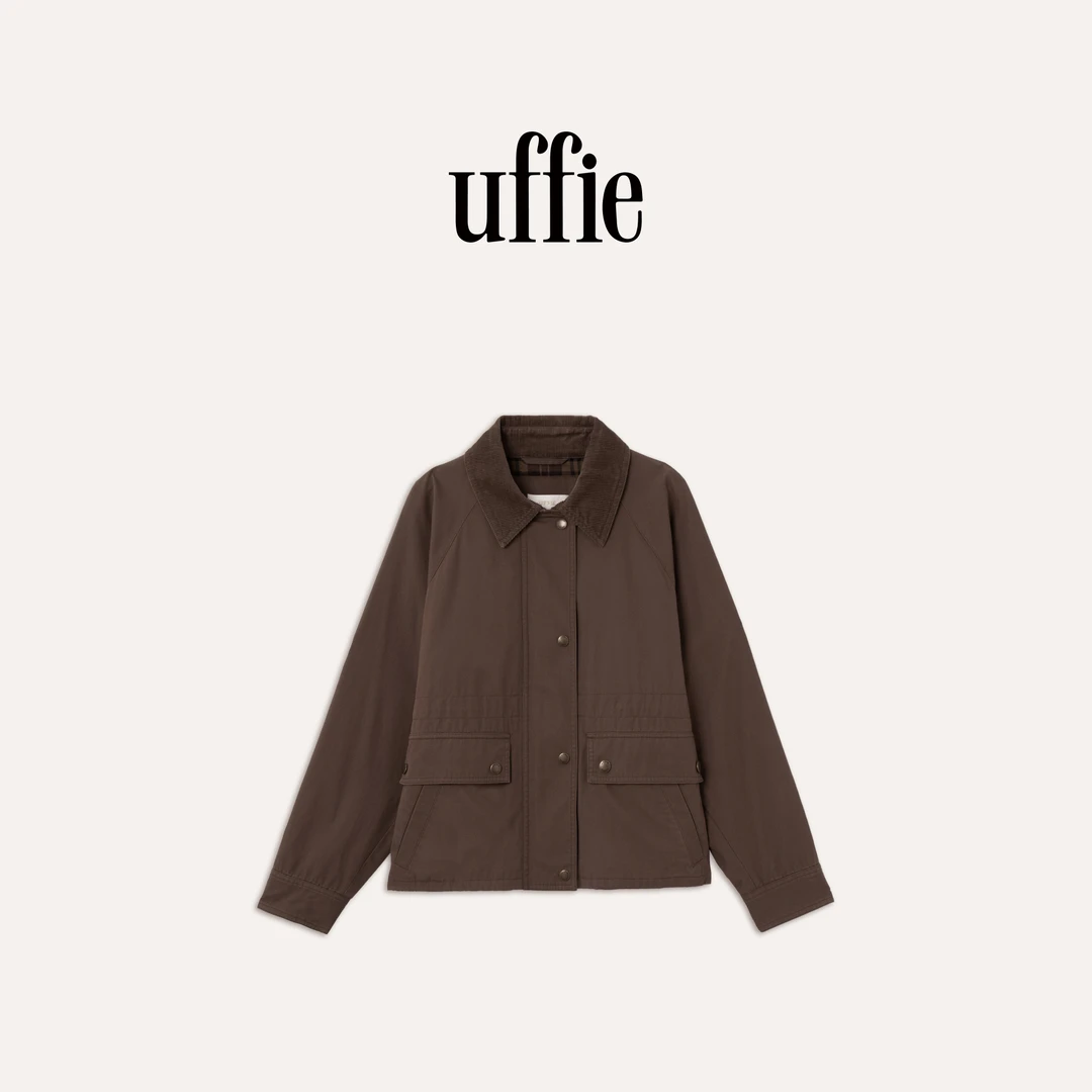 UFFIE于绘 巧克力棕夹克