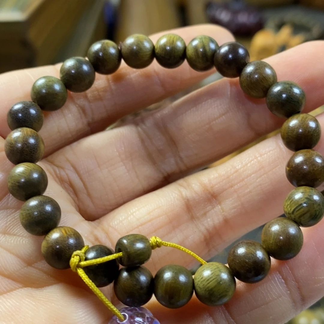 陶瓷绿檀木制工艺品12