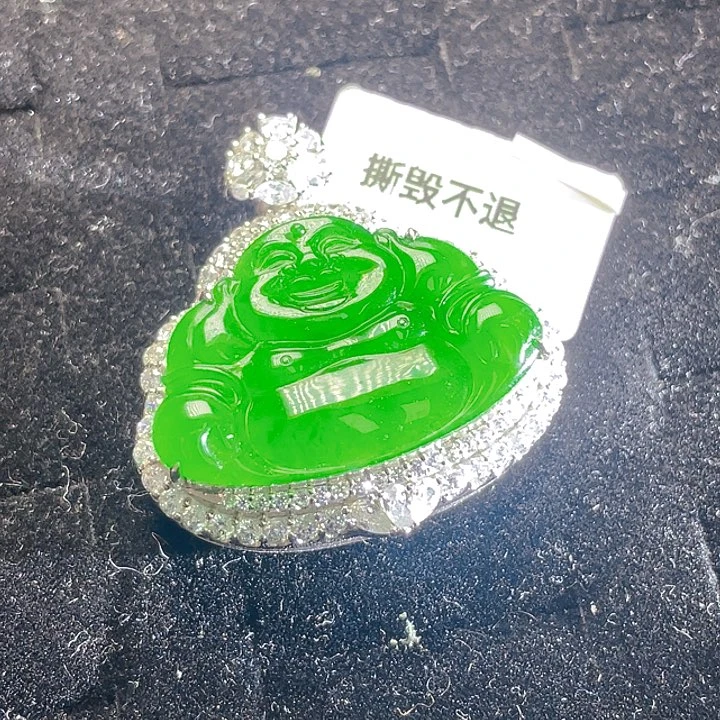 翡翠未镶嵌颈饰68