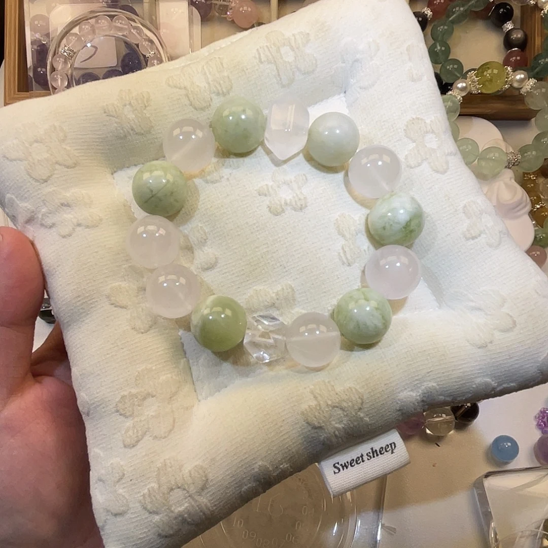 手链水晶未镶嵌青提奶盖