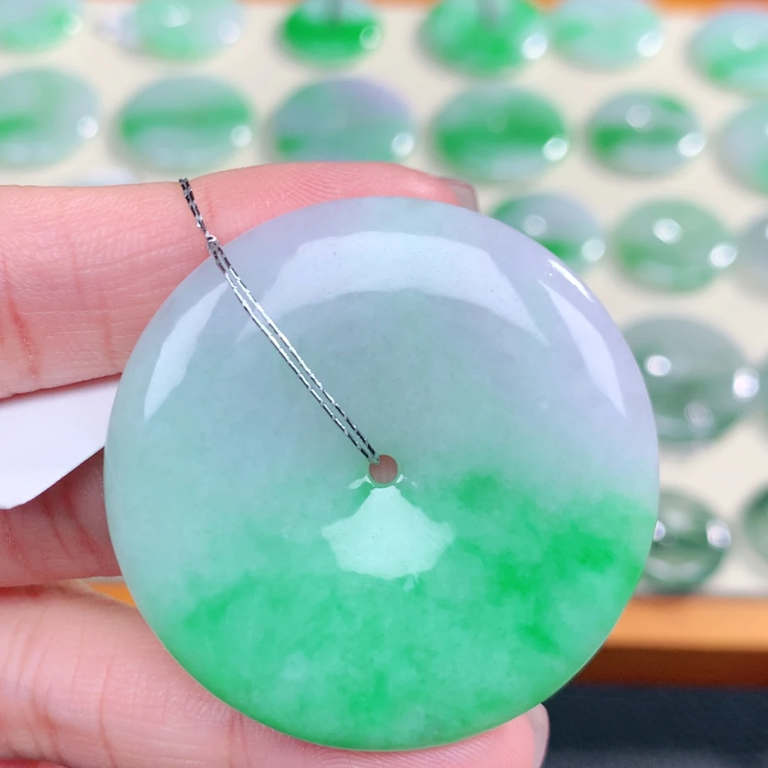 翡翠未镶嵌颈饰43-6.0