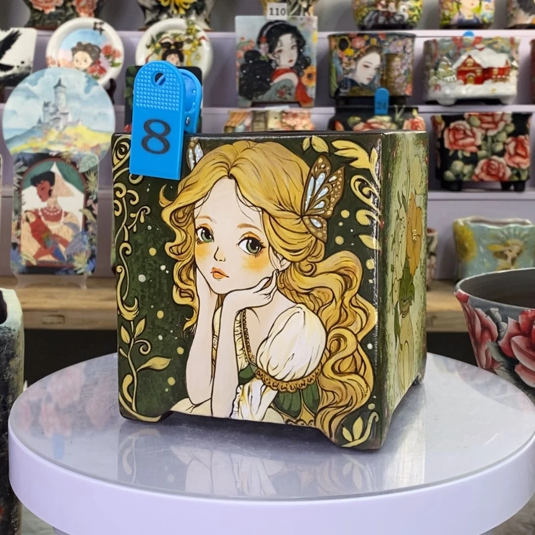 ?*羯手绘美盆摩羯座专属