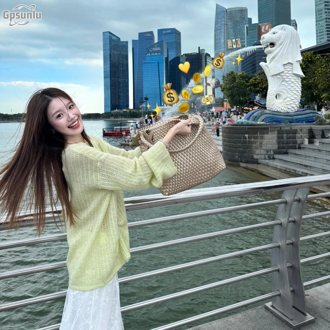 gpsunlu浅绿色镂空钩花长袖针织衫女秋季新款薄款防晒罩衫上衣