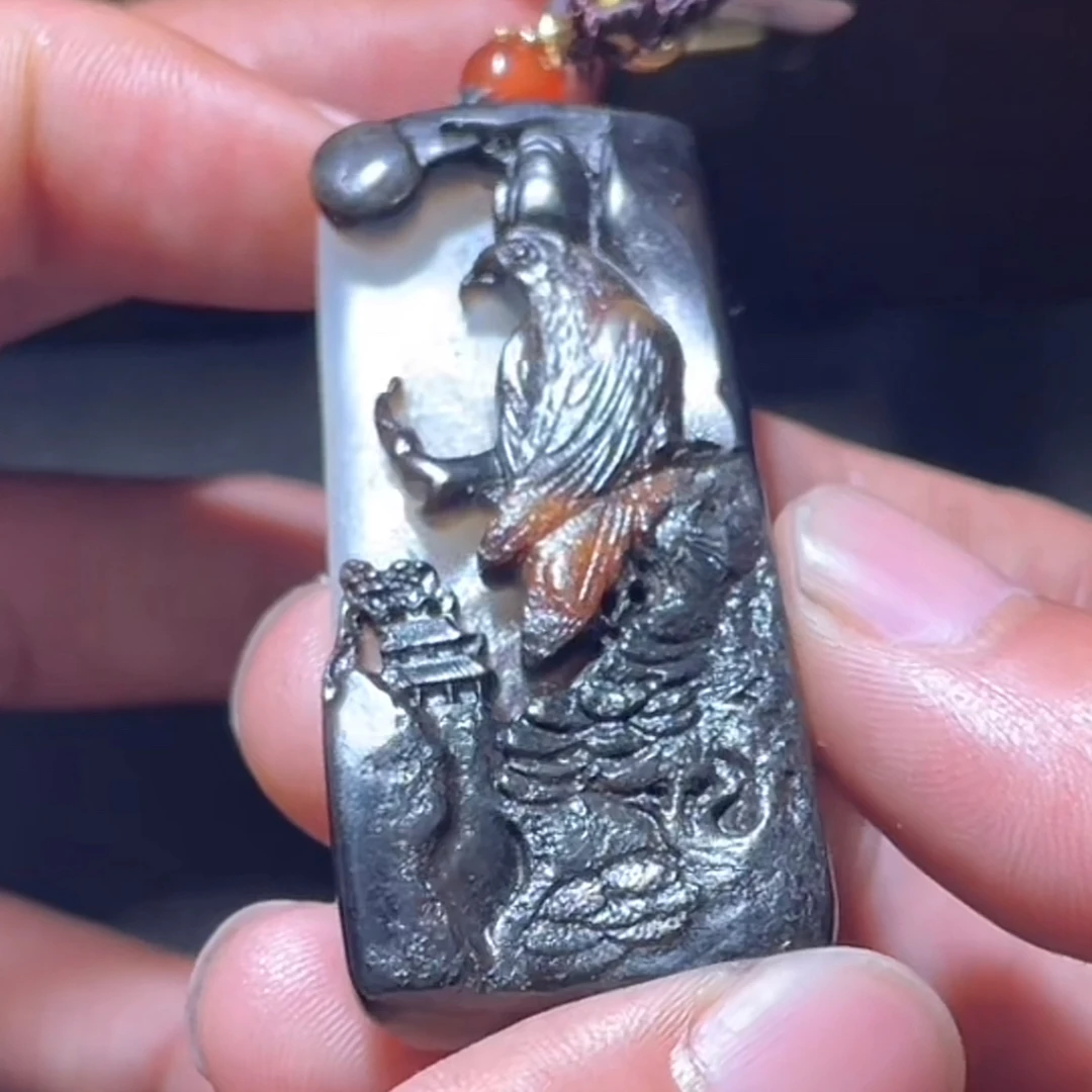 和田玉玉石挂件 d1231拍一发一