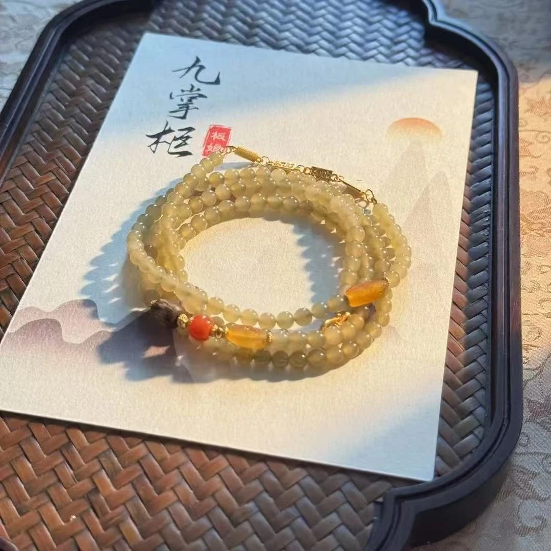 天然和田玉万能链—多样性发其一约5mm【JJ156】