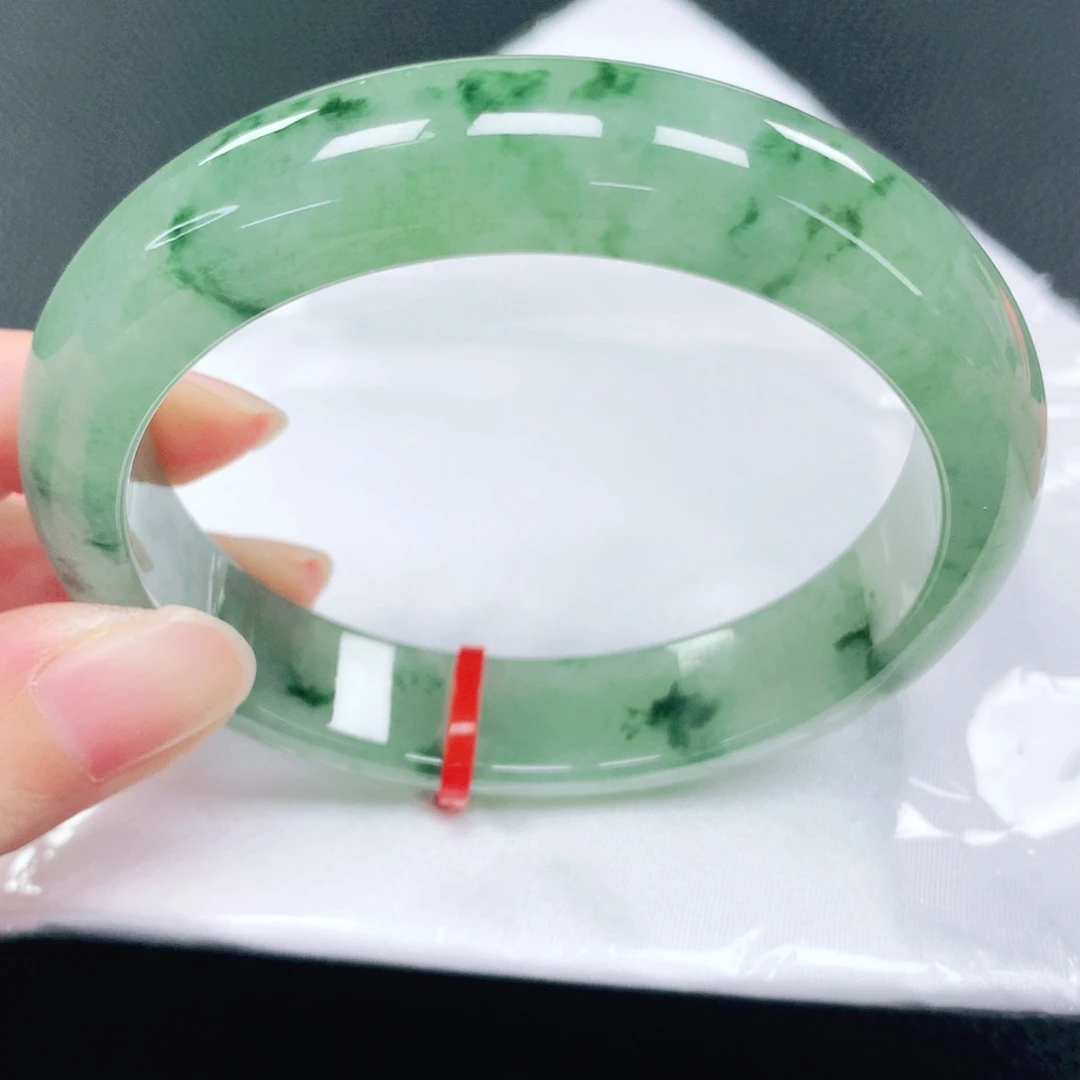 未镶嵌手镯翡翠58圈