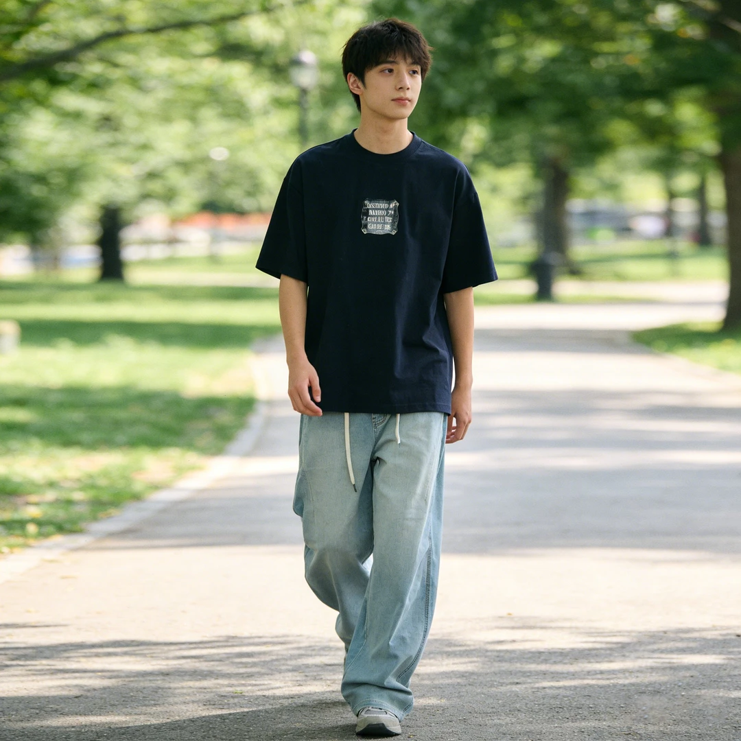 青少年装短袖T恤夏季男童夏装2026新款夏季 1201 少年说
