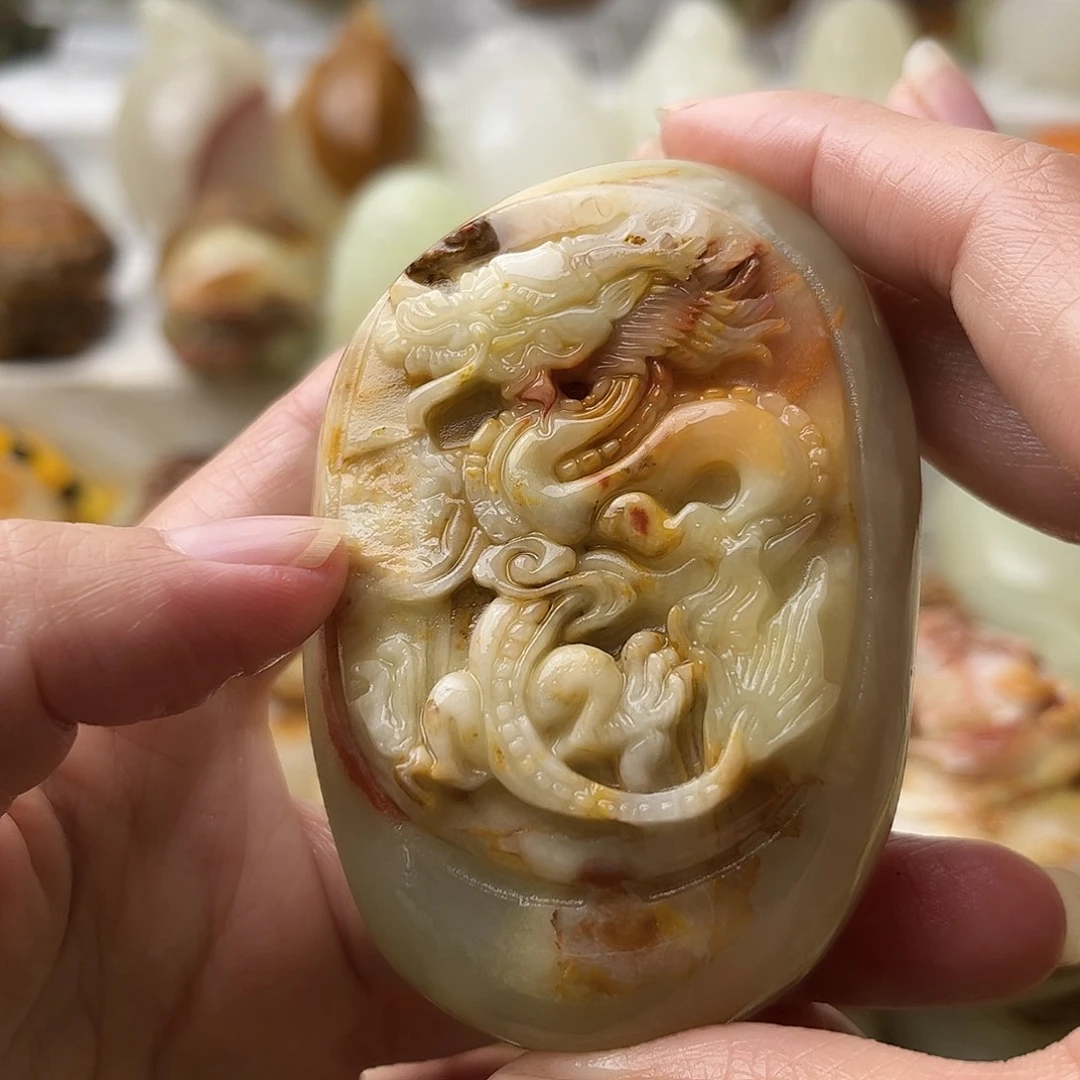 石材古青石不退换龙微瑕