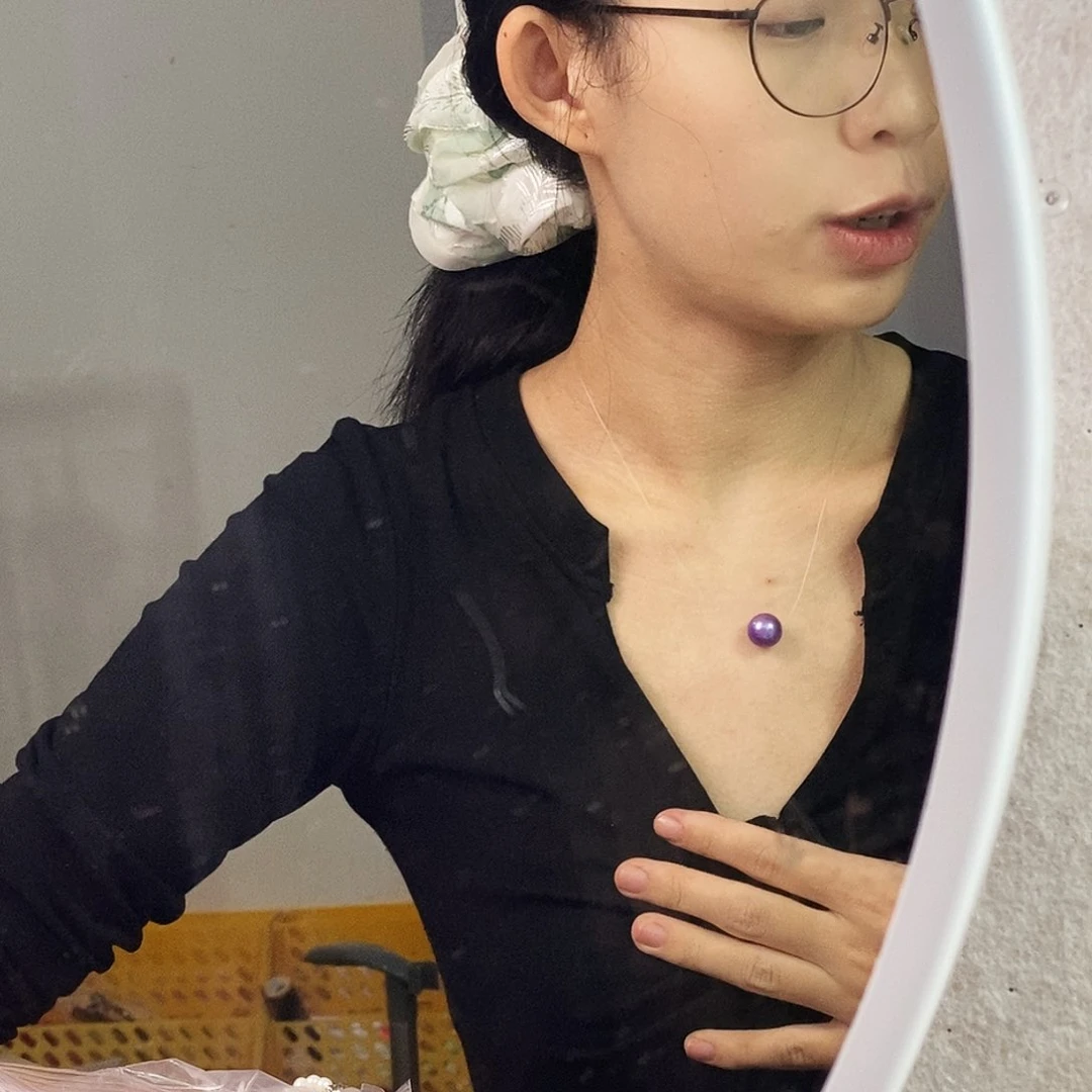 银S925镶嵌珠宝奇石淡水珍珠